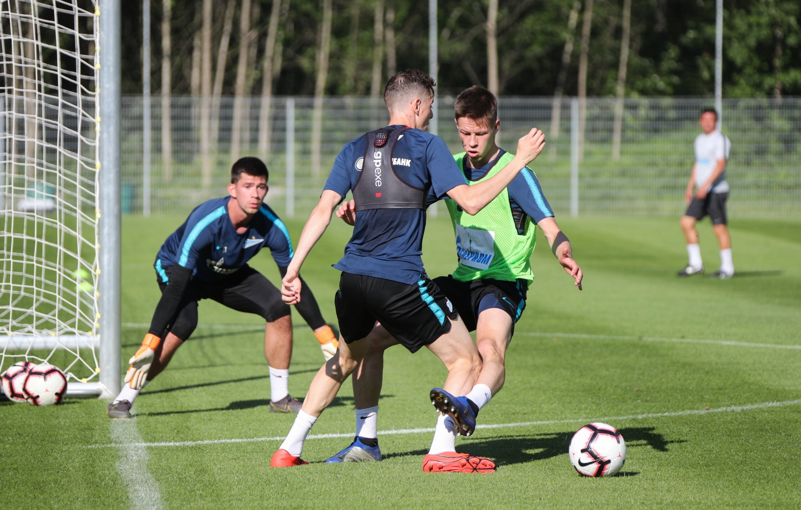 «Газпром»-тренировочные сборы в Австрии: 18 июня, вечерняя тренировка