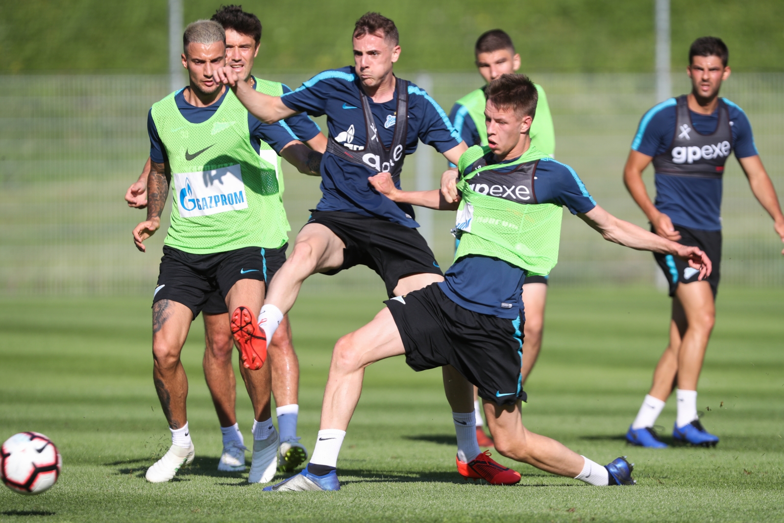 «Газпром»-тренировочные сборы в Австрии: 18 июня, вечерняя тренировка