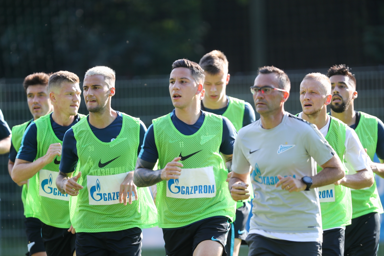 «Газпром»-тренировочные сборы в Австрии: 18 июня, вечерняя тренировка