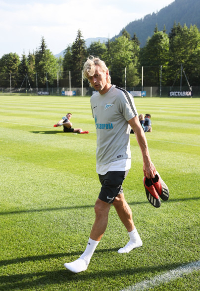 «Газпром»-тренировочные сборы в Австрии: 18 июня, вечерняя тренировка