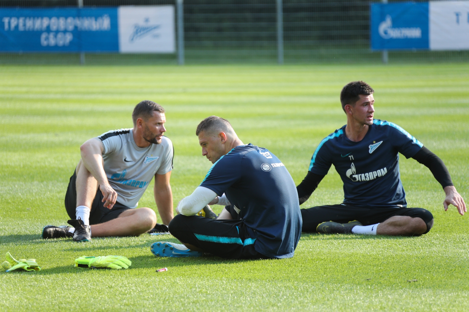 «Газпром»-тренировочные сборы в Австрии: 18 июня, вечерняя тренировка