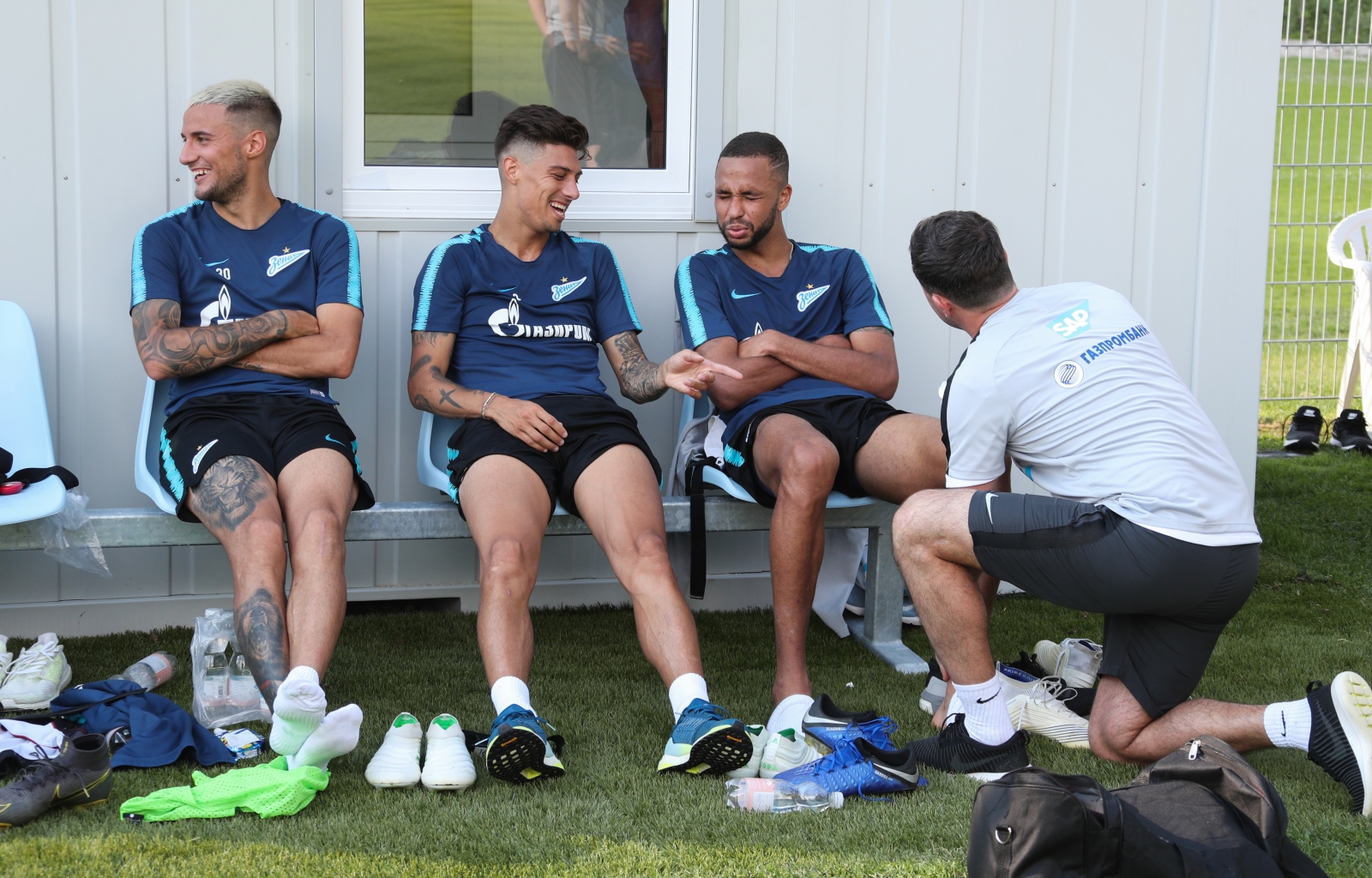 «Газпром»-тренировочные сборы в Австрии: 18 июня, вечерняя тренировка