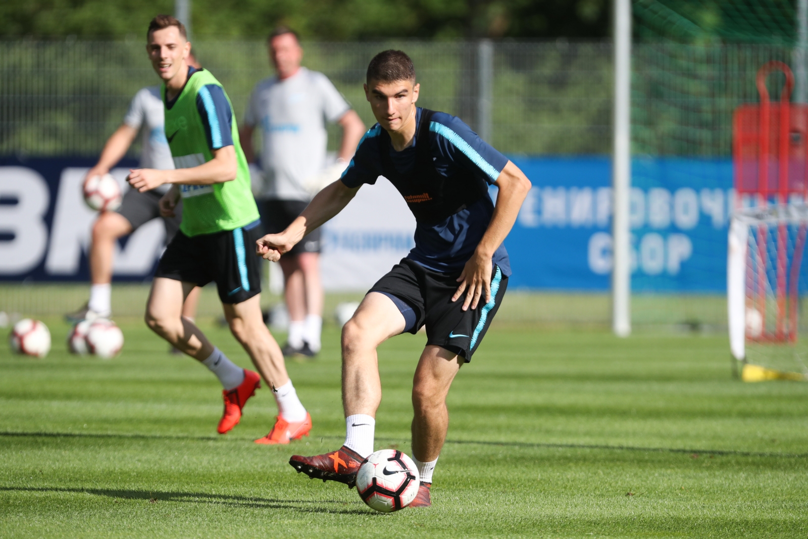 «Газпром»-тренировочные сборы в Австрии: 19 июня, вечерняя тренировка