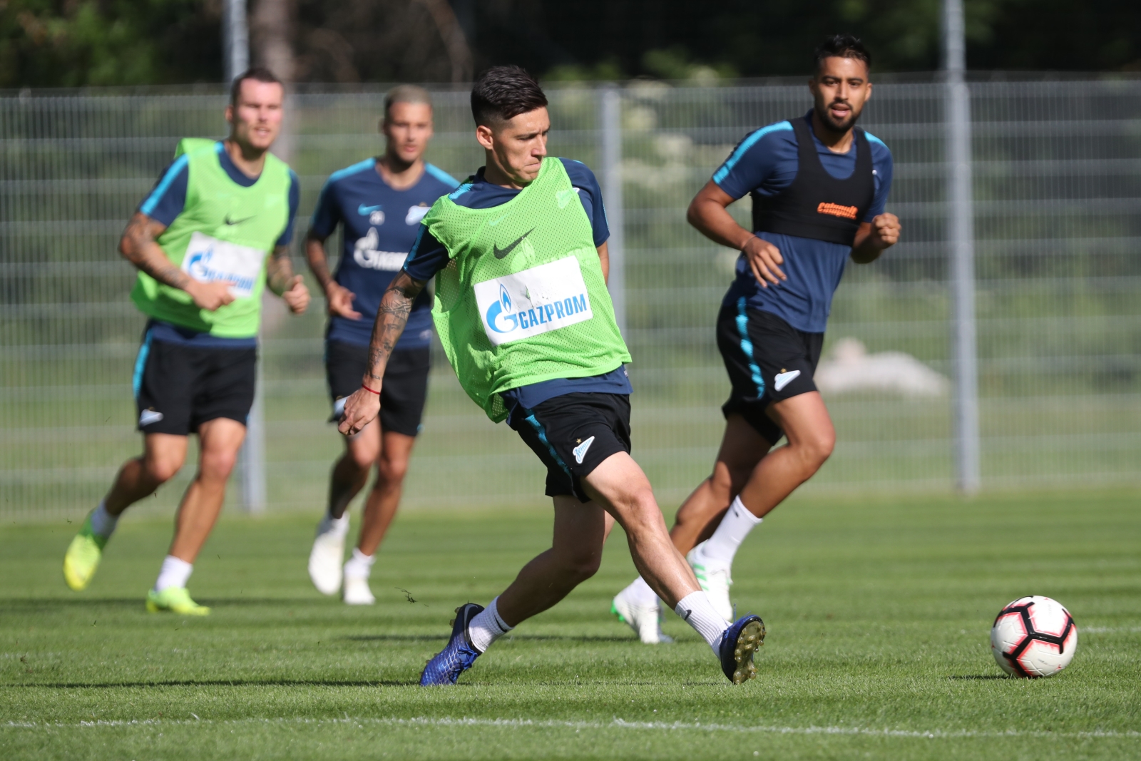 «Газпром»-тренировочные сборы в Австрии: 19 июня, вечерняя тренировка