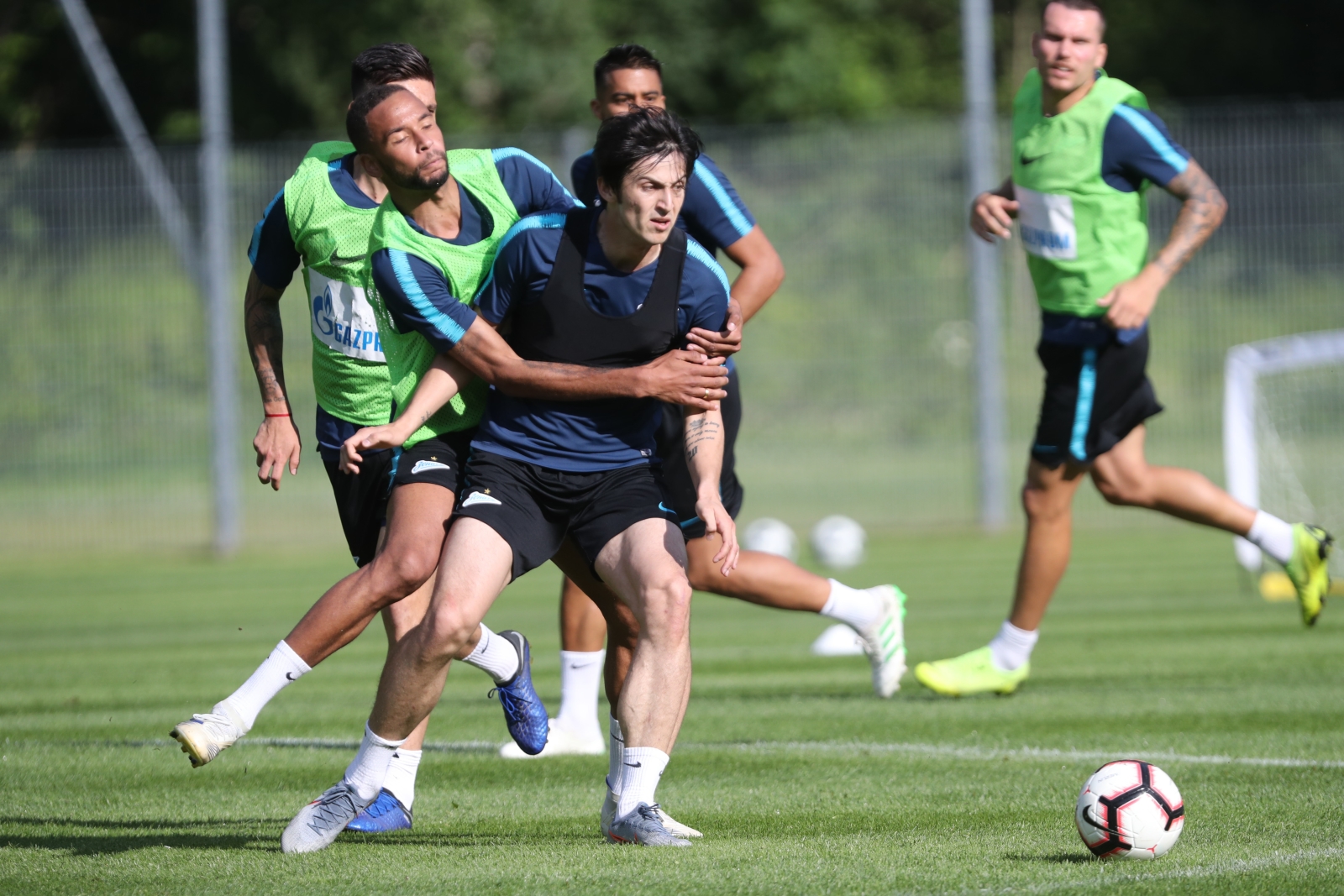 «Газпром»-тренировочные сборы в Австрии: 19 июня, вечерняя тренировка