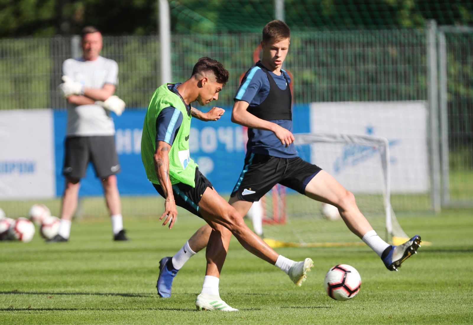 «Газпром»-тренировочные сборы в Австрии: 19 июня, вечерняя тренировка