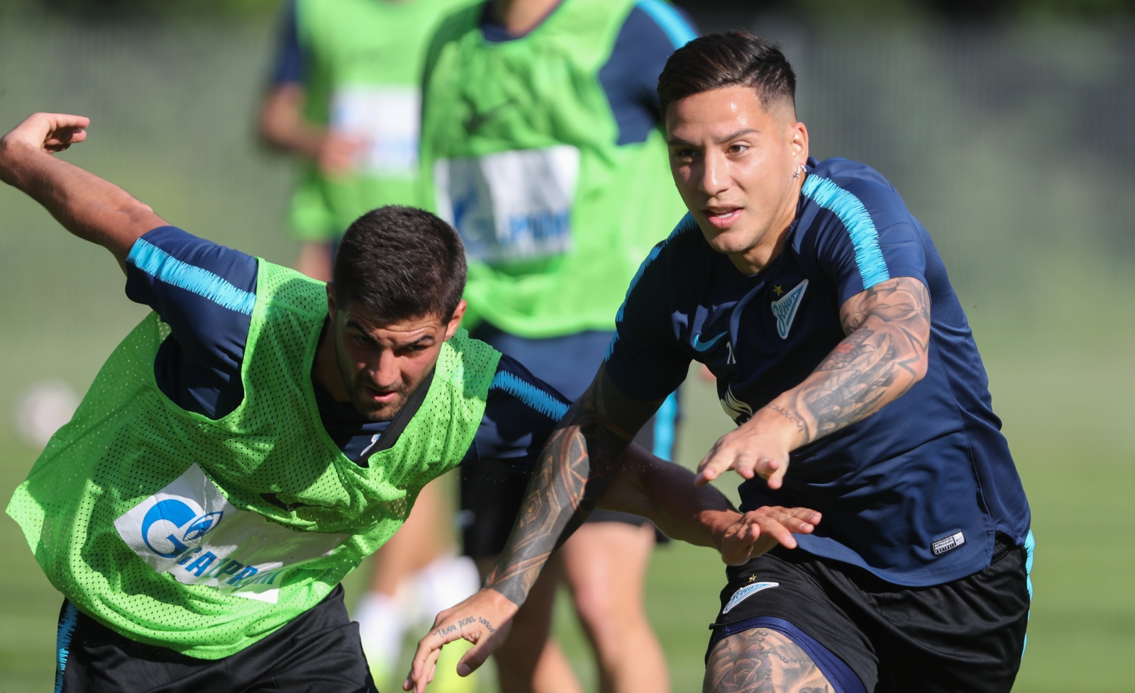 «Газпром»-тренировочные сборы в Австрии: 19 июня, вечерняя тренировка