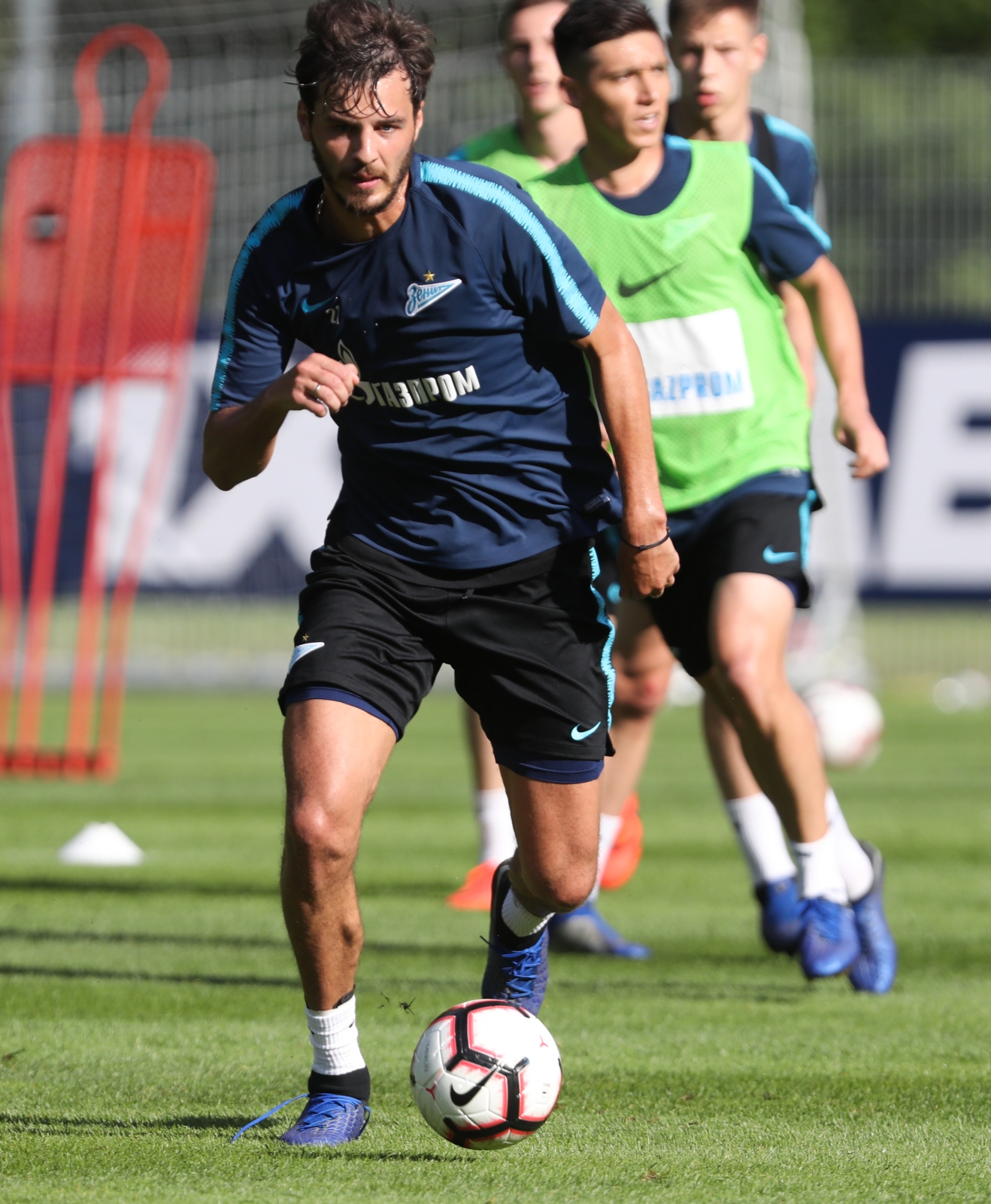 «Газпром»-тренировочные сборы в Австрии: 19 июня, вечерняя тренировка