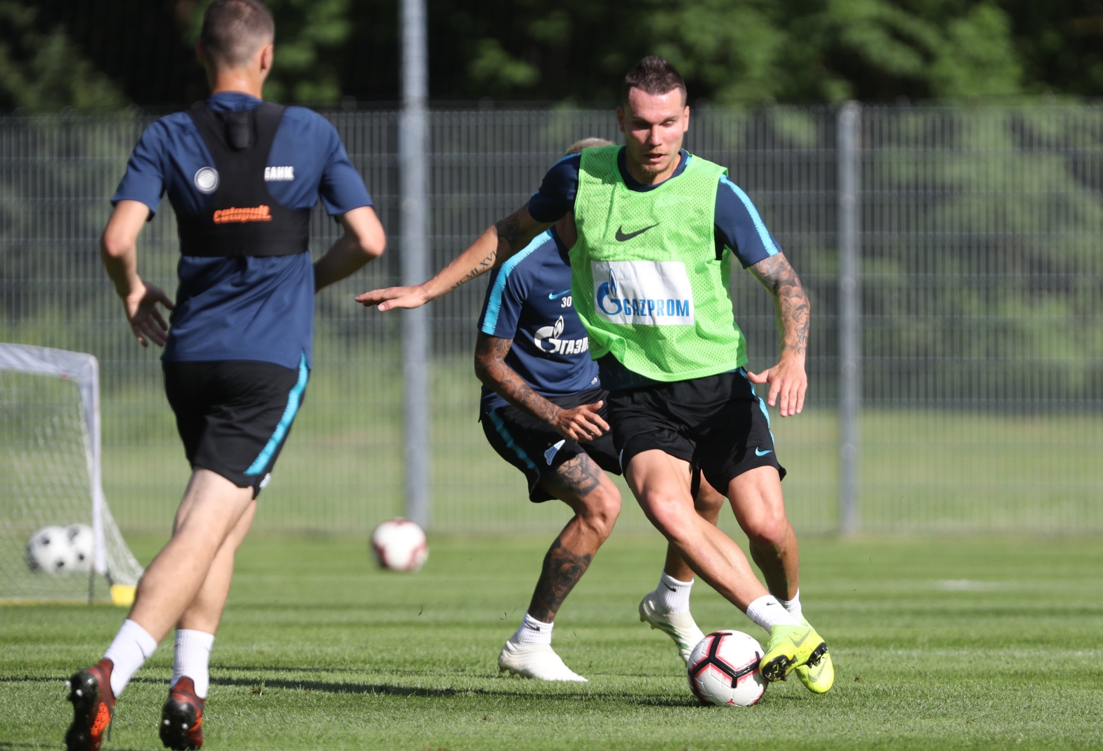 «Газпром»-тренировочные сборы в Австрии: 19 июня, вечерняя тренировка