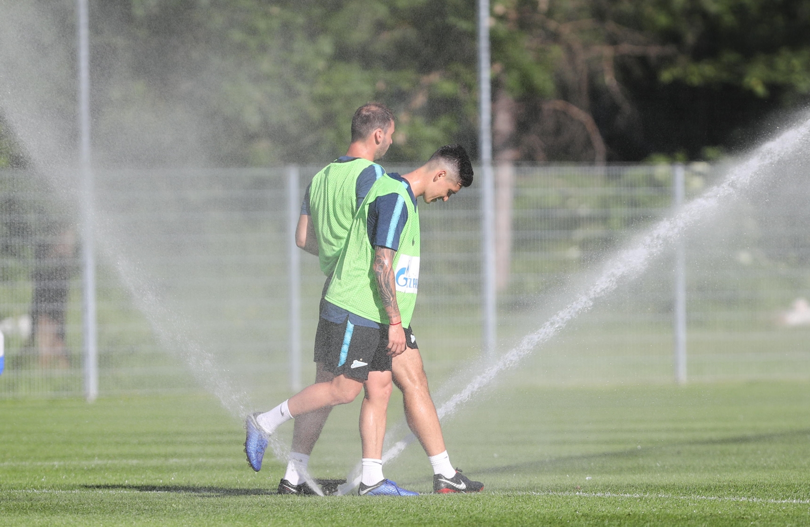 «Газпром»-тренировочные сборы в Австрии: 19 июня, вечерняя тренировка