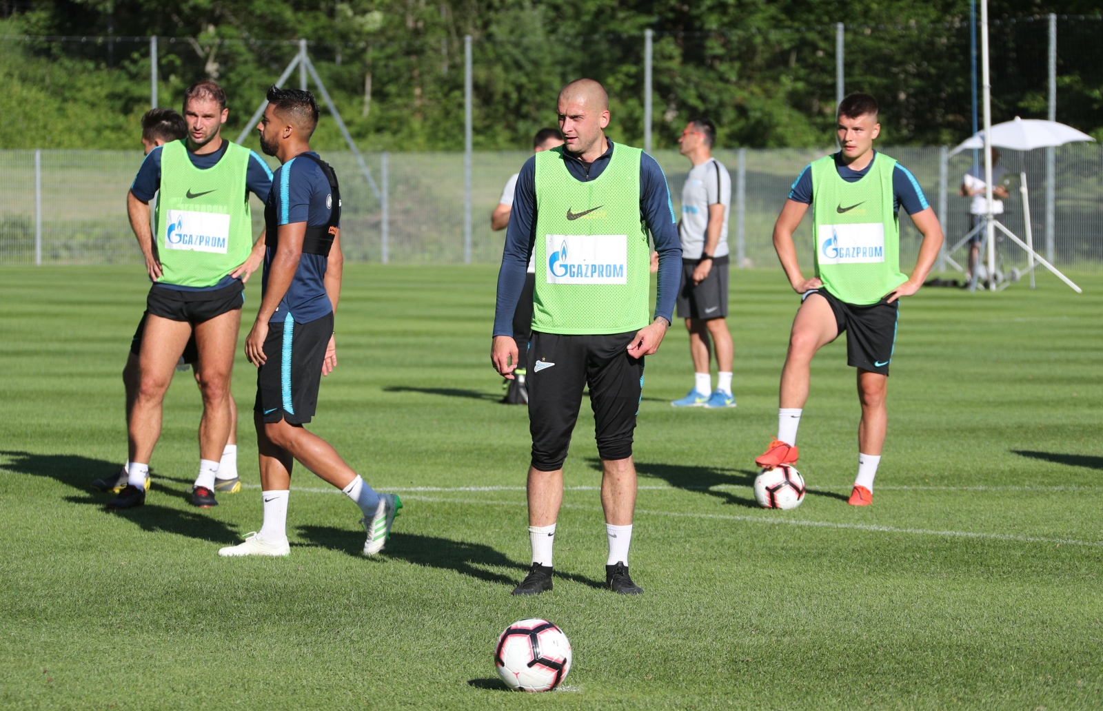 «Газпром»-тренировочные сборы в Австрии: 19 июня, вечерняя тренировка