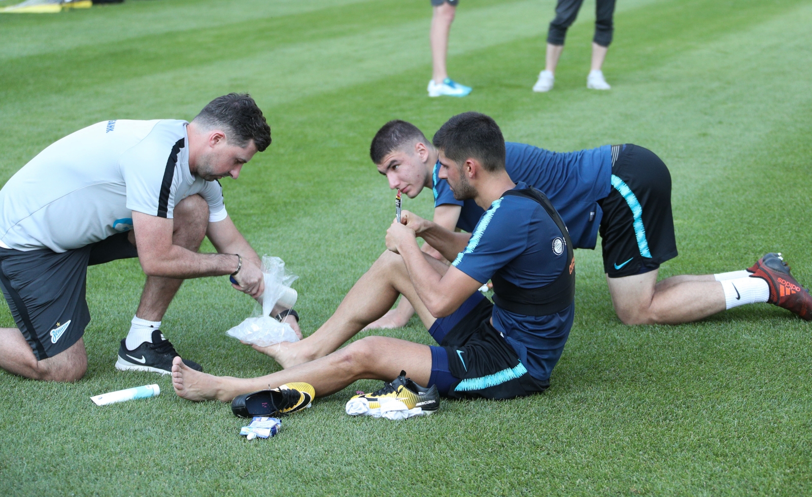 «Газпром»-тренировочные сборы в Австрии: 19 июня, вечерняя тренировка