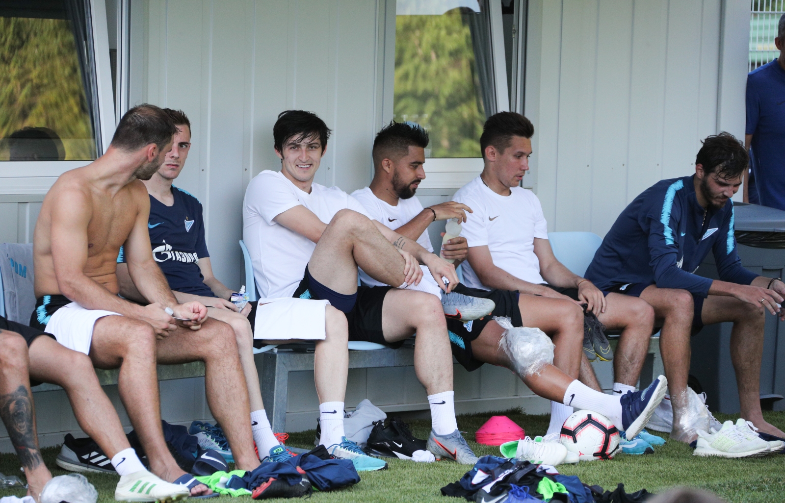 «Газпром»-тренировочные сборы в Австрии: 19 июня, вечерняя тренировка