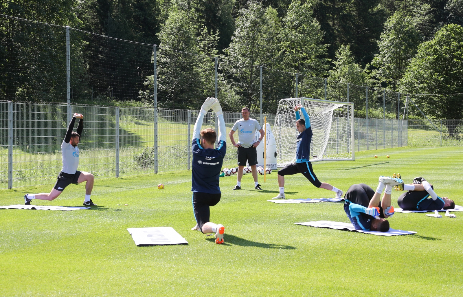 «Газпром»-тренировочные сборы в Австрии: 20 июня, утренняя тренировка