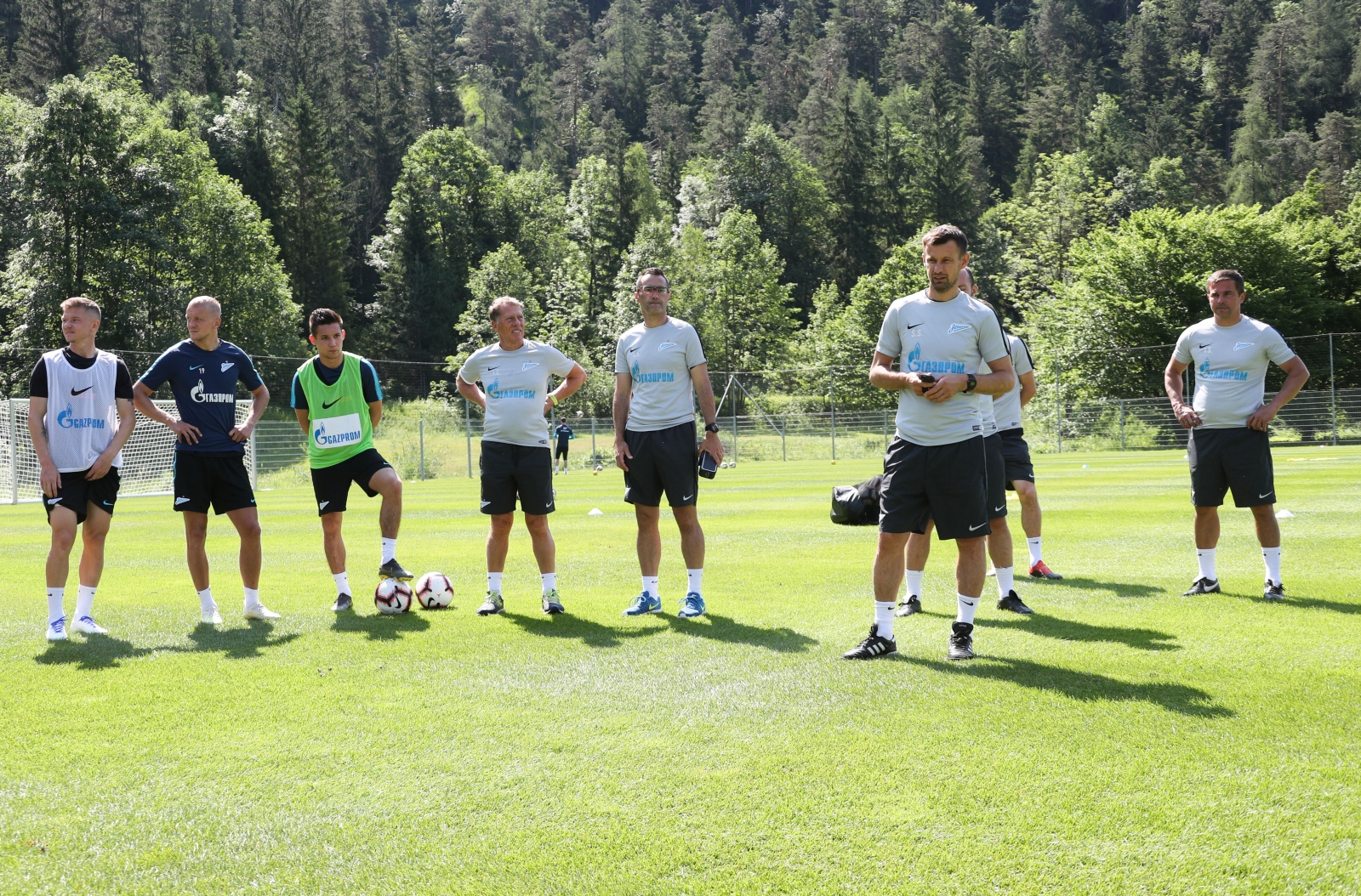 «Газпром»-тренировочные сборы в Австрии: 20 июня, утренняя тренировка