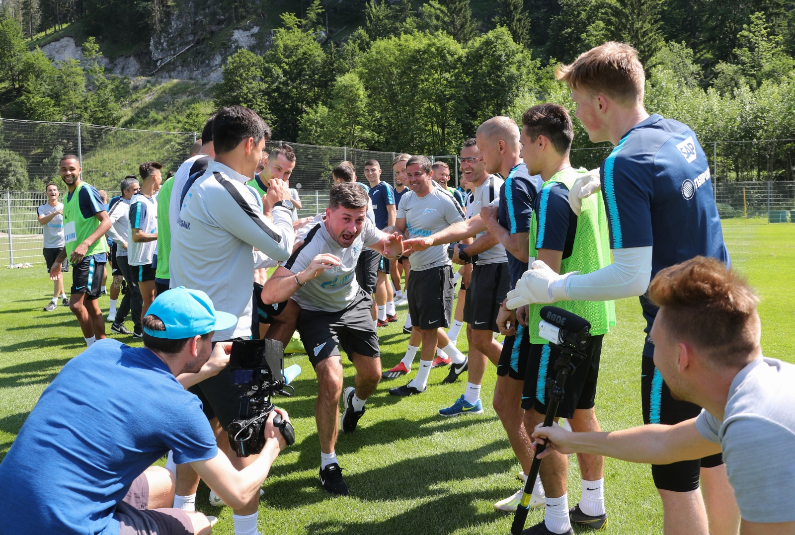 «Газпром»-тренировочные сборы в Австрии: 20 июня, утренняя тренировка