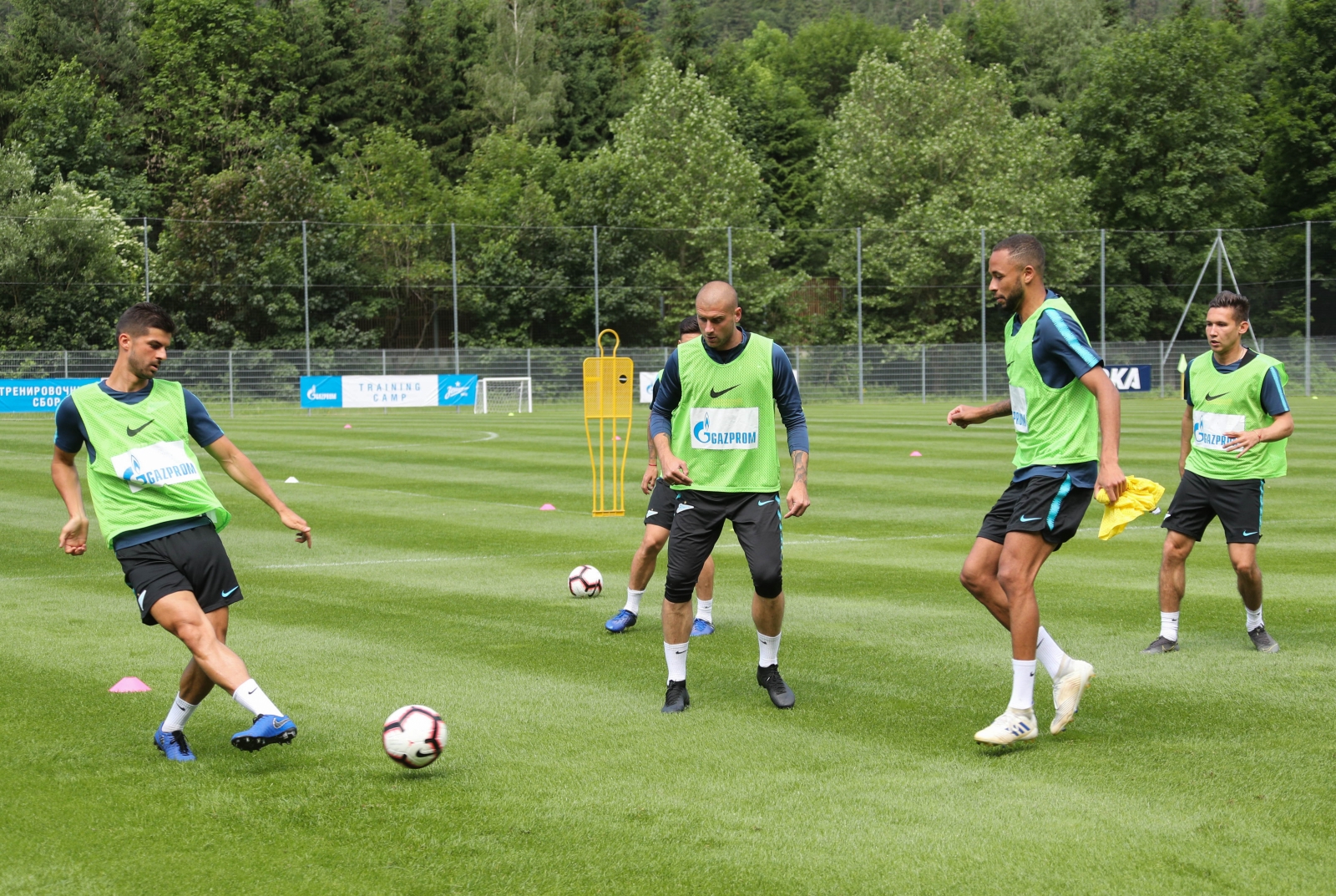«Газпром»-тренировочные сборы в Австрии: 20 июня, утренняя тренировка