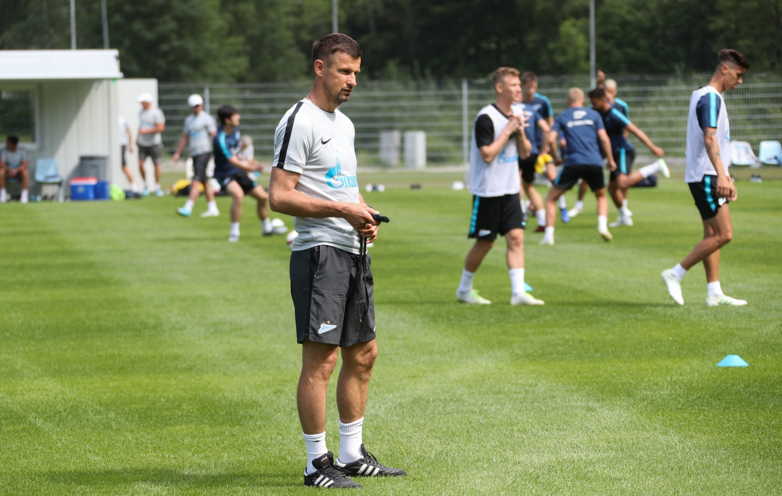 «Газпром»-тренировочные сборы в Австрии: 20 июня, утренняя тренировка