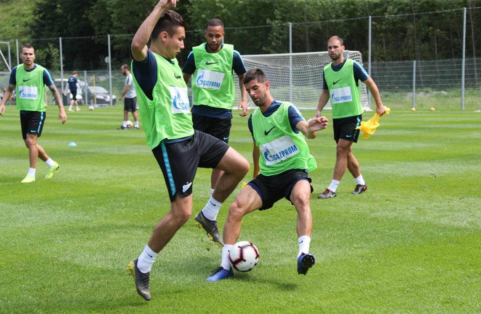 «Газпром»-тренировочные сборы в Австрии: 20 июня, утренняя тренировка