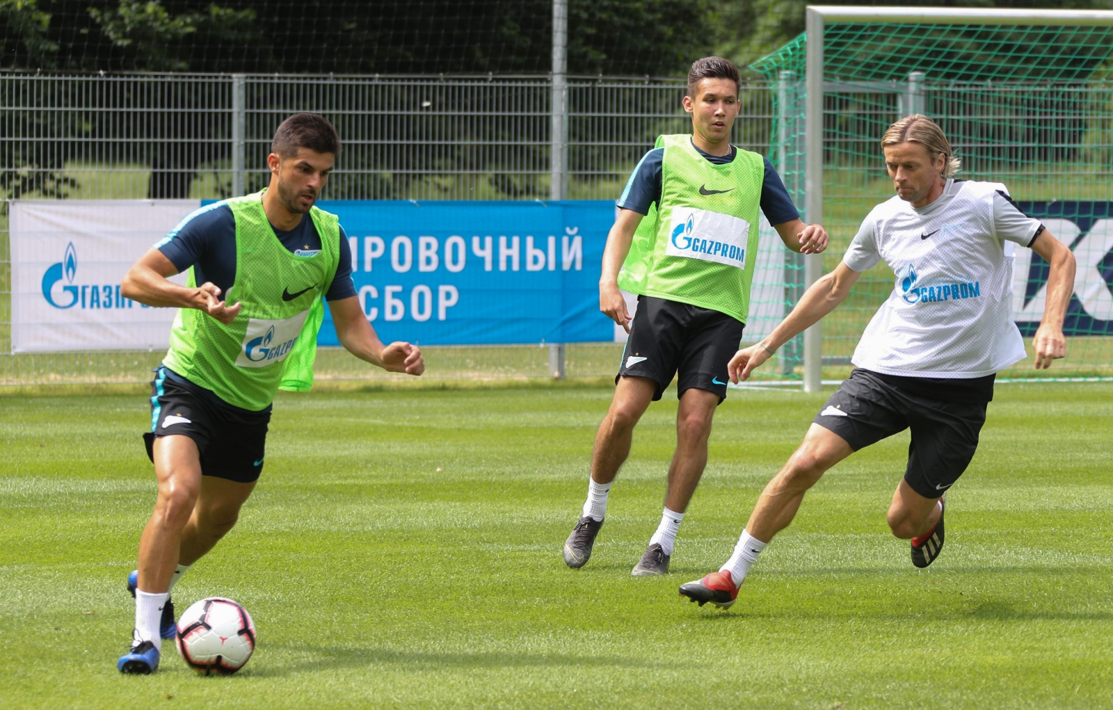 «Газпром»-тренировочные сборы в Австрии: 20 июня, утренняя тренировка