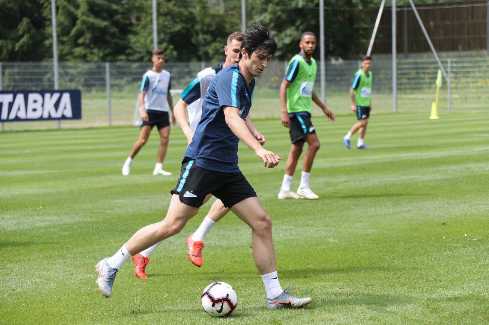 «Газпром»-тренировочные сборы в Австрии: 20 июня, утренняя тренировка