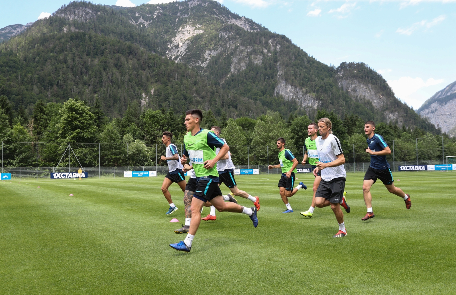 «Газпром»-тренировочные сборы в Австрии: 20 июня, утренняя тренировка