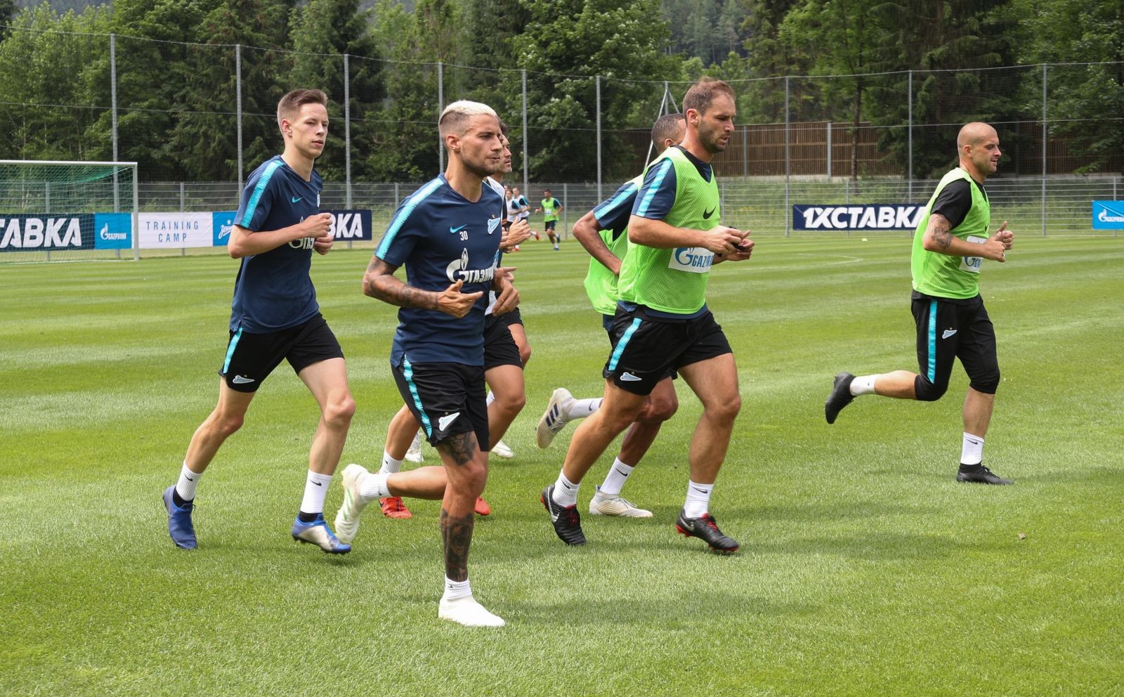 «Газпром»-тренировочные сборы в Австрии: 20 июня, утренняя тренировка