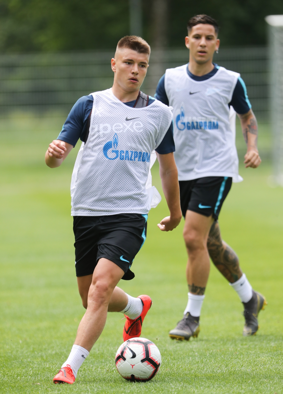 «Газпром»-тренировочные сборы в Австрии: 20 июня, утренняя тренировка