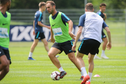 «Газпром»-тренировочные сборы в Австрии: 20 июня, утренняя тренировка