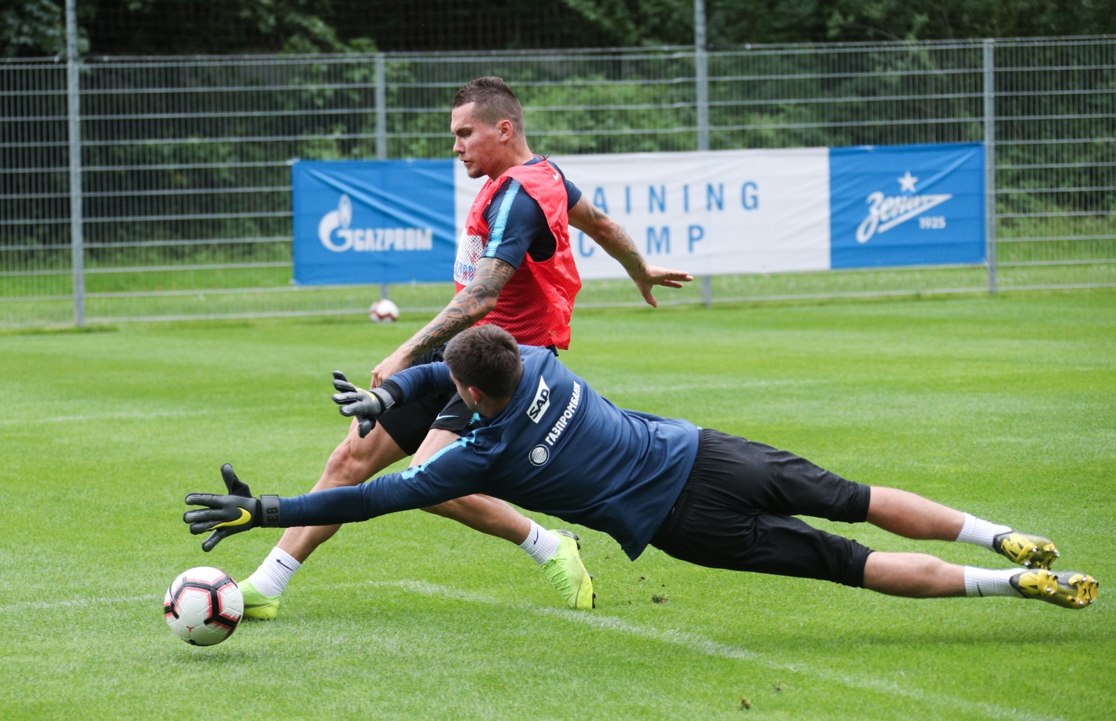 «Газпром»-тренировочные сборы в Австрии: 20 июня, вечерняя тренировка