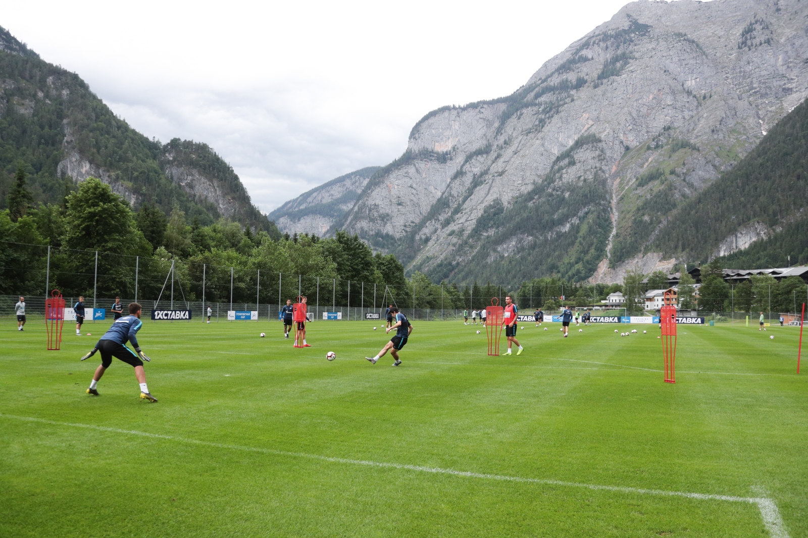 «Газпром»-тренировочные сборы в Австрии: 20 июня, вечерняя тренировка