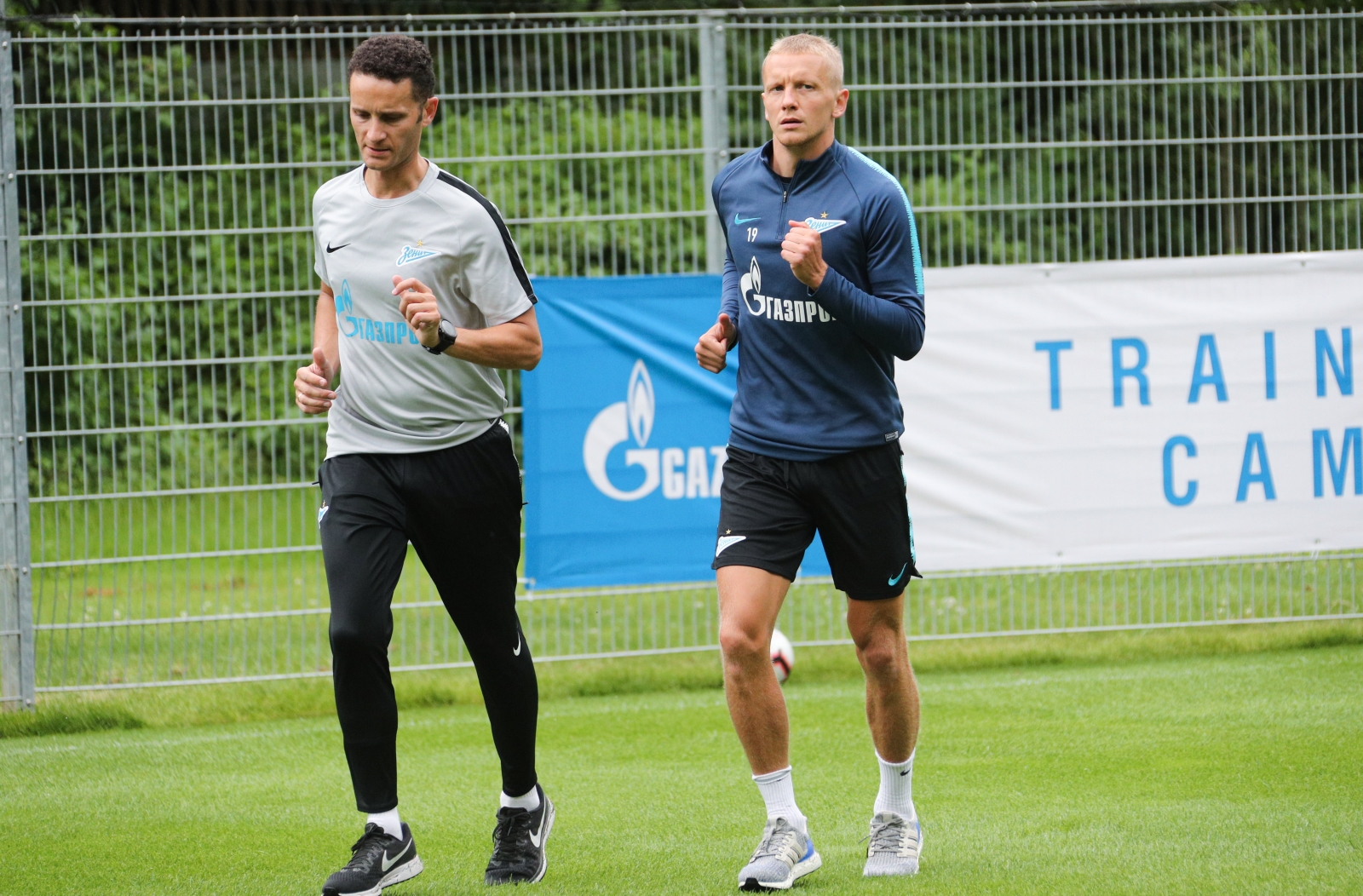 «Газпром»-тренировочные сборы в Австрии: 20 июня, вечерняя тренировка