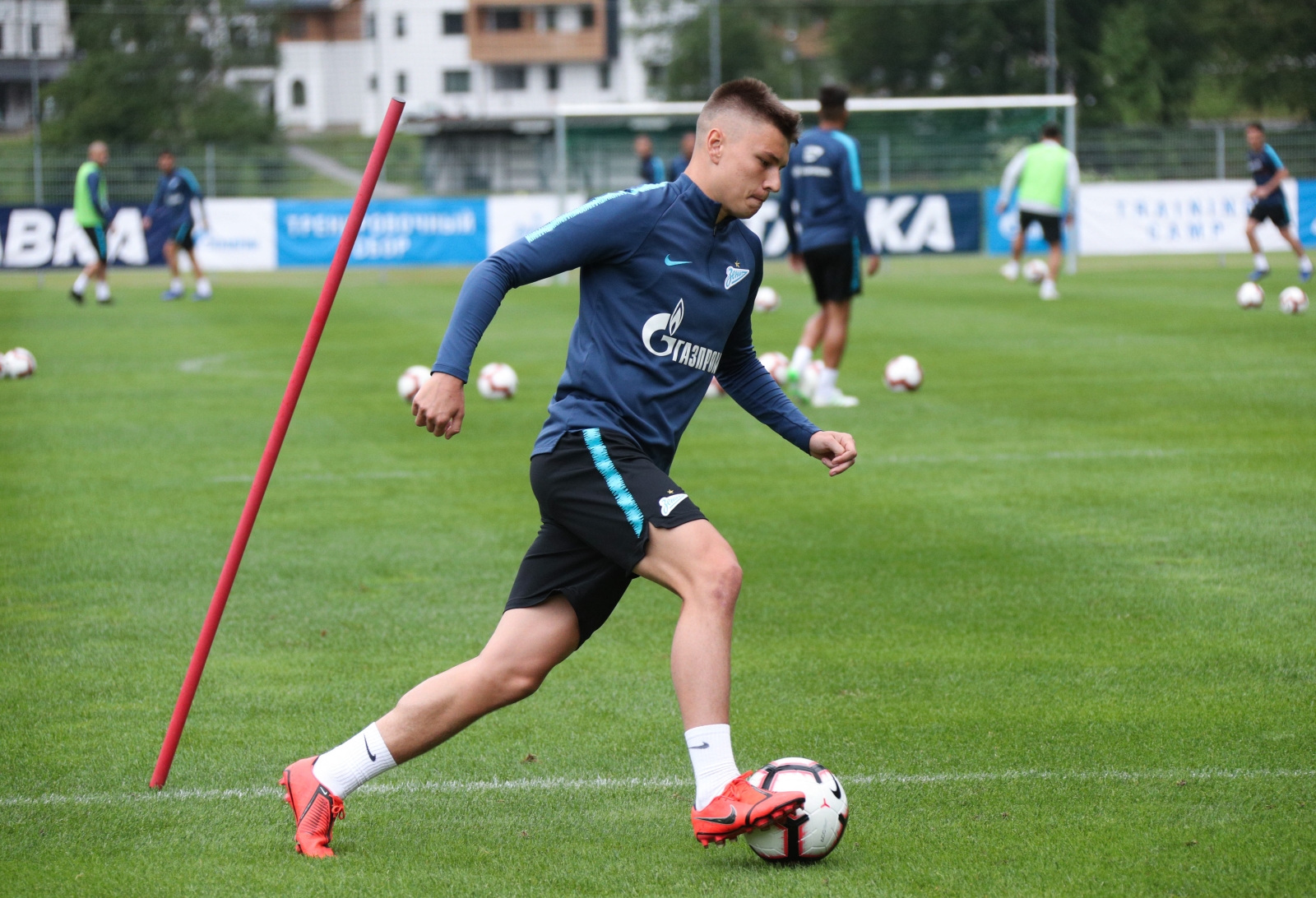 «Газпром»-тренировочные сборы в Австрии: 20 июня, вечерняя тренировка