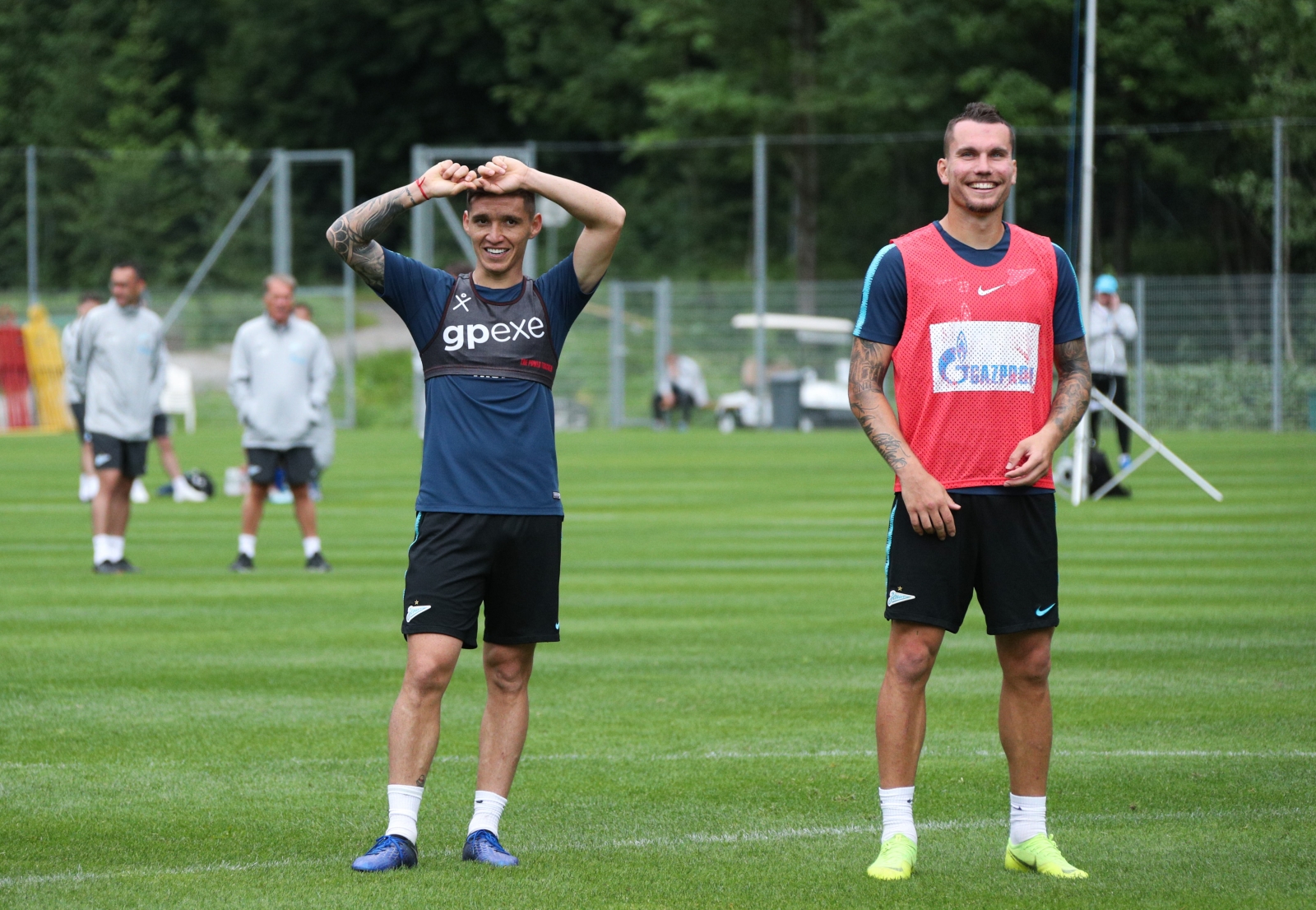 «Газпром»-тренировочные сборы в Австрии: 20 июня, вечерняя тренировка