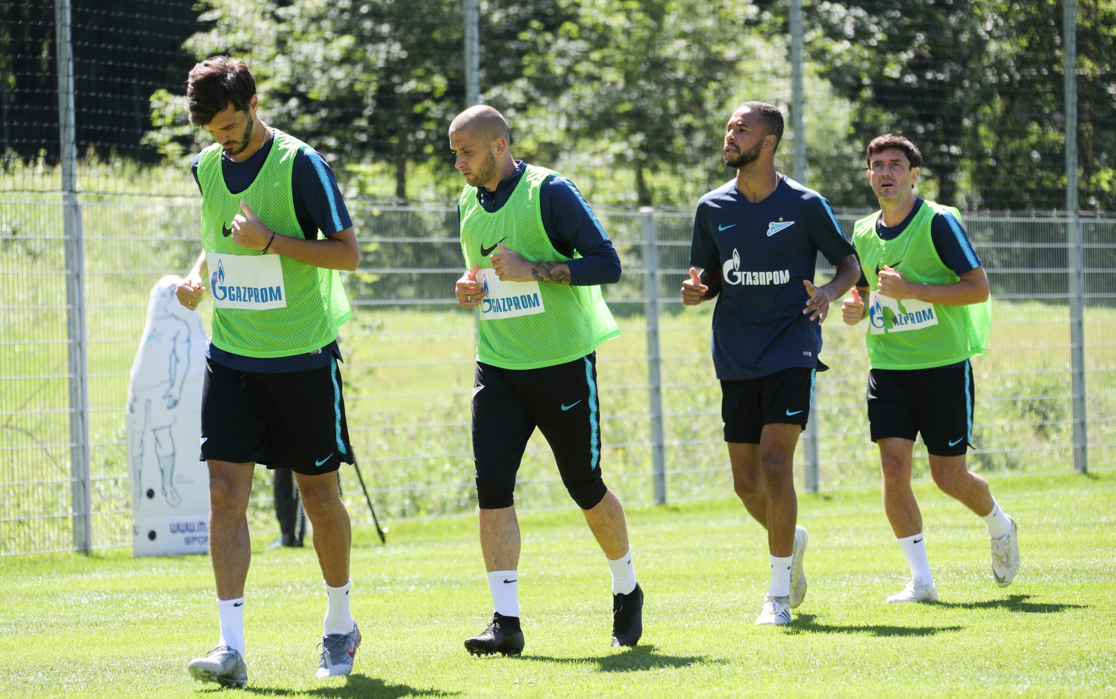 «Газпром»-тренировочные сборы в Австрии: 24 июня, утренняя тренировка