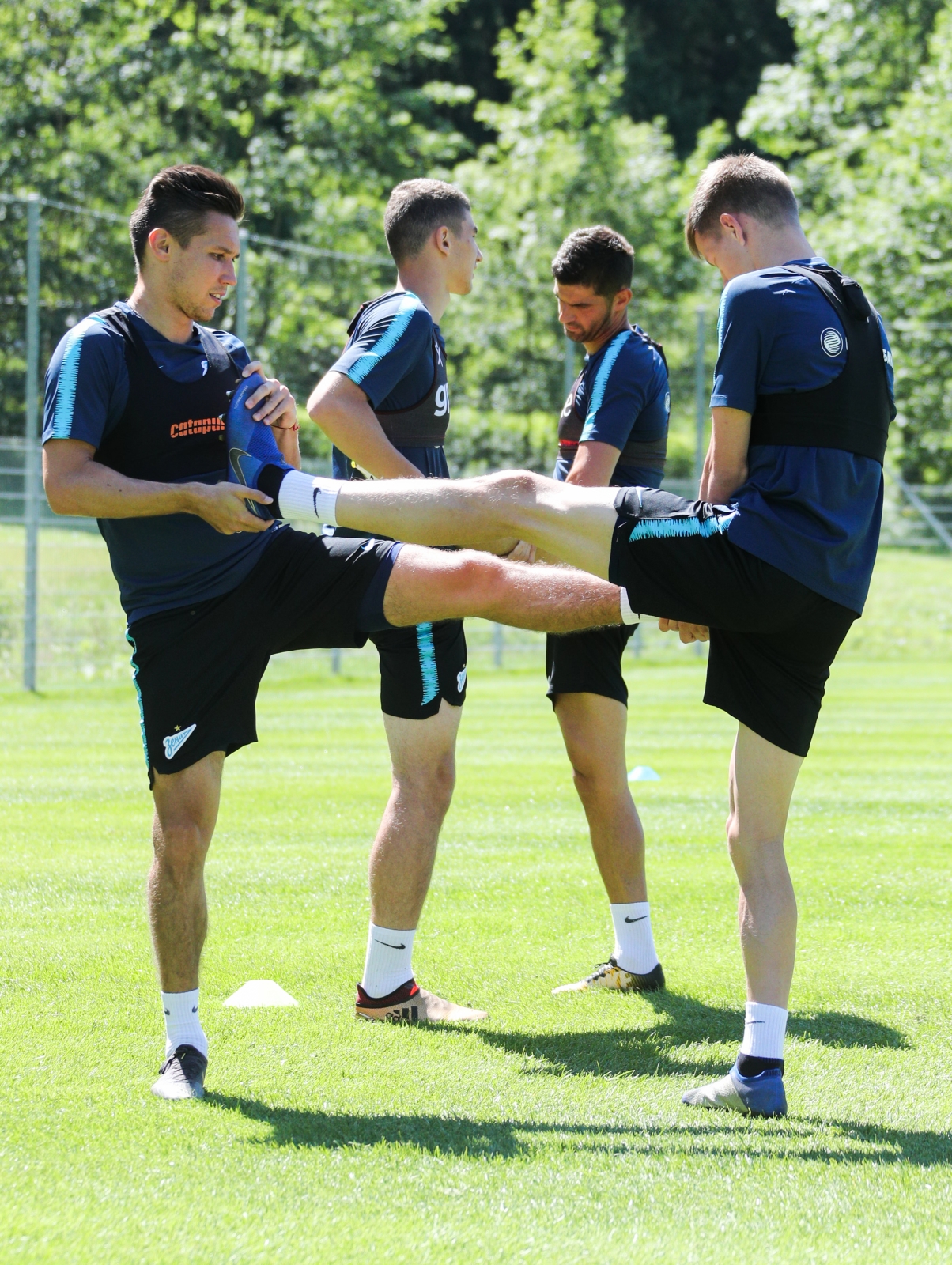 «Газпром»-тренировочные сборы в Австрии: 24 июня, утренняя тренировка