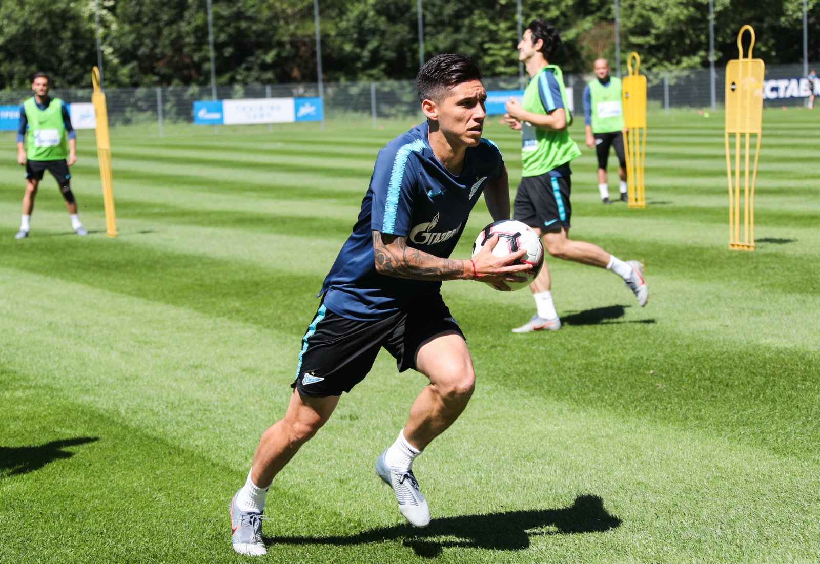 «Газпром»-тренировочные сборы в Австрии: 24 июня, утренняя тренировка