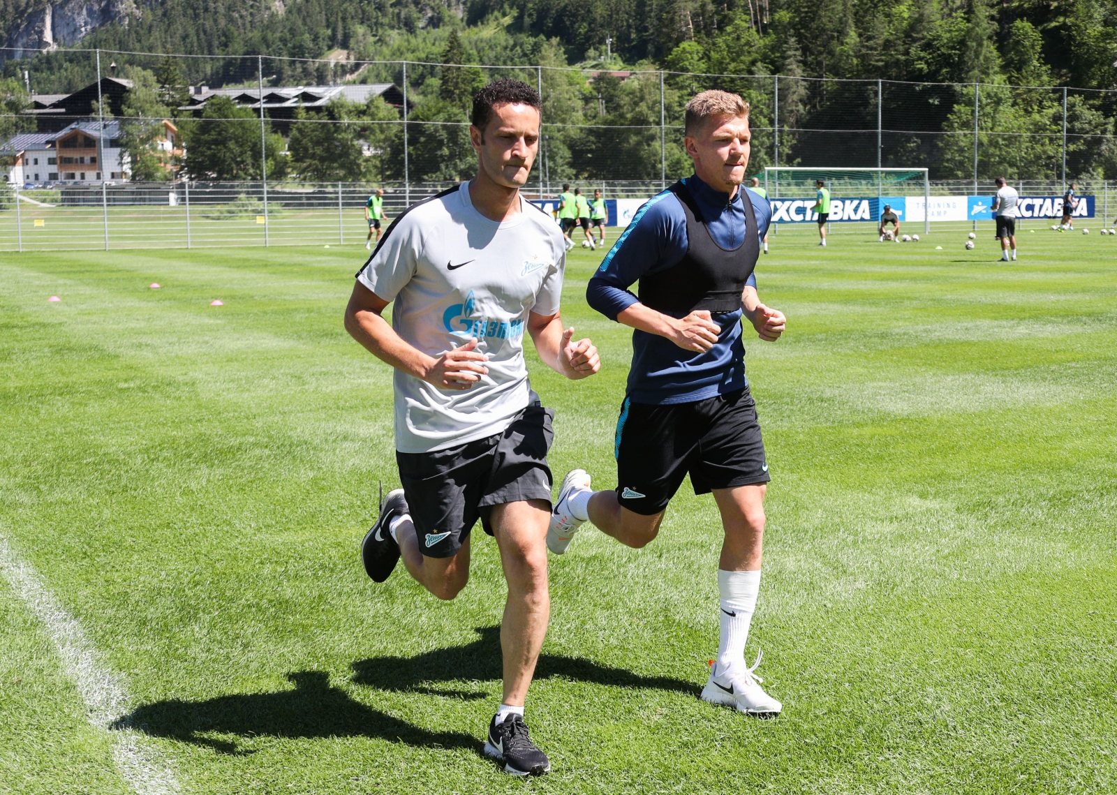 «Газпром»-тренировочные сборы в Австрии: 24 июня, утренняя тренировка