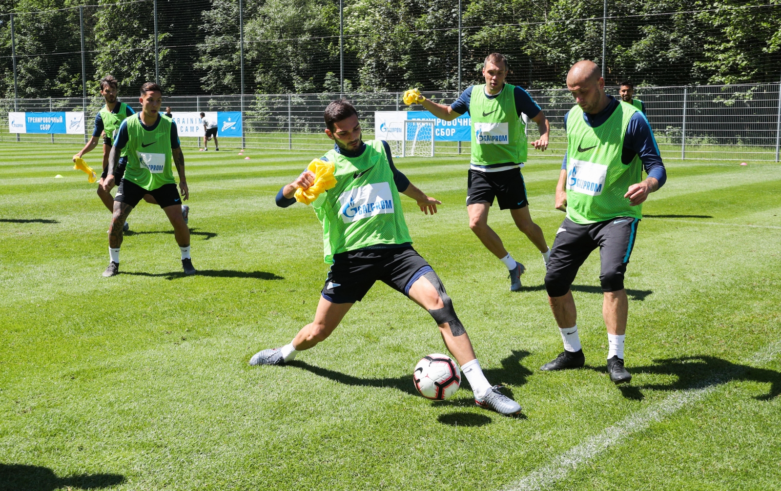 «Газпром»-тренировочные сборы в Австрии: 24 июня, утренняя тренировка