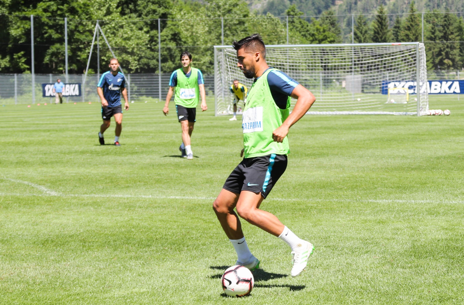 «Газпром»-тренировочные сборы в Австрии: 24 июня, утренняя тренировка