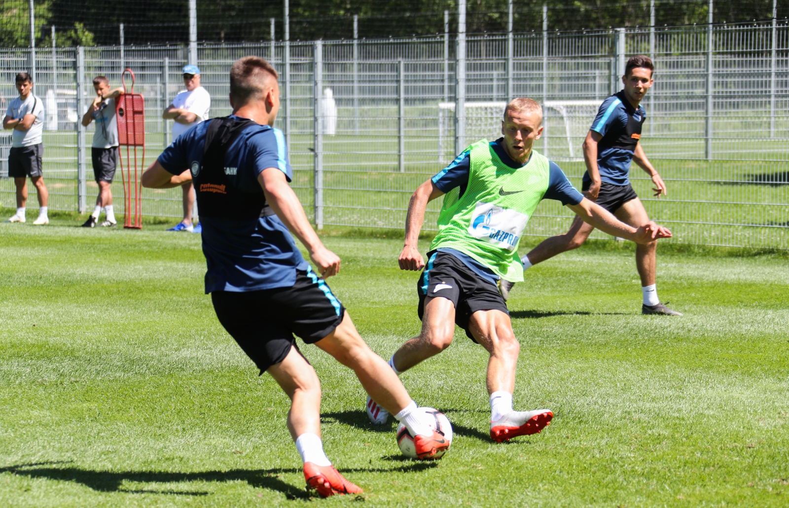 «Газпром»-тренировочные сборы в Австрии: 24 июня, утренняя тренировка