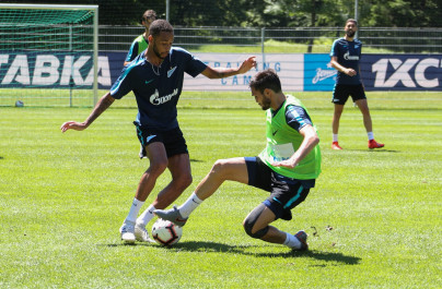 «Газпром»-тренировочные сборы в Австрии: 24 июня, утренняя тренировка