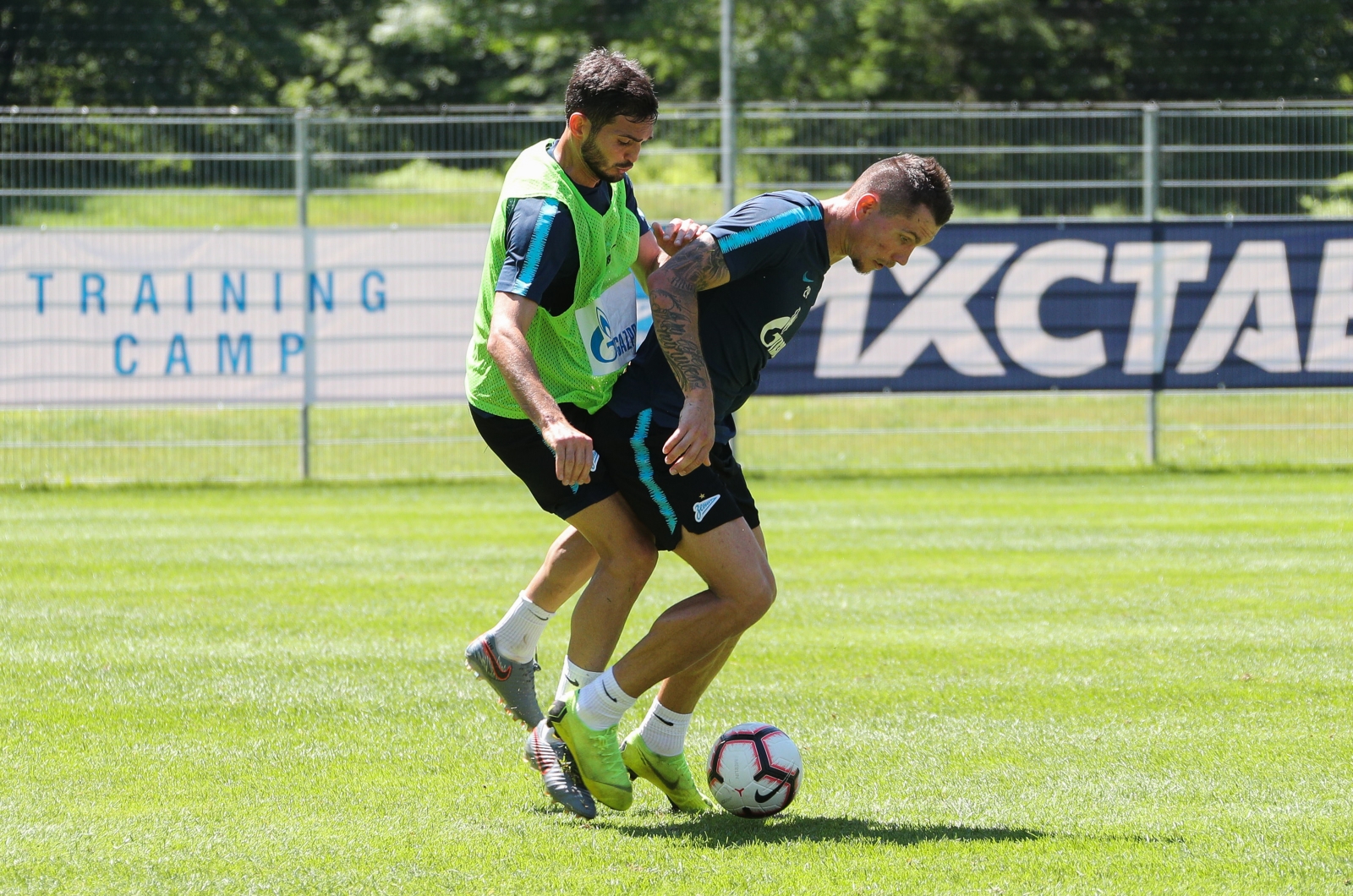 «Газпром»-тренировочные сборы в Австрии: 24 июня, утренняя тренировка