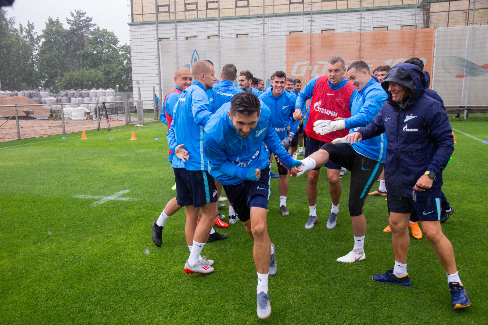 Первый день Алексея Сутормина в «Газпром»-Тренировочном центре