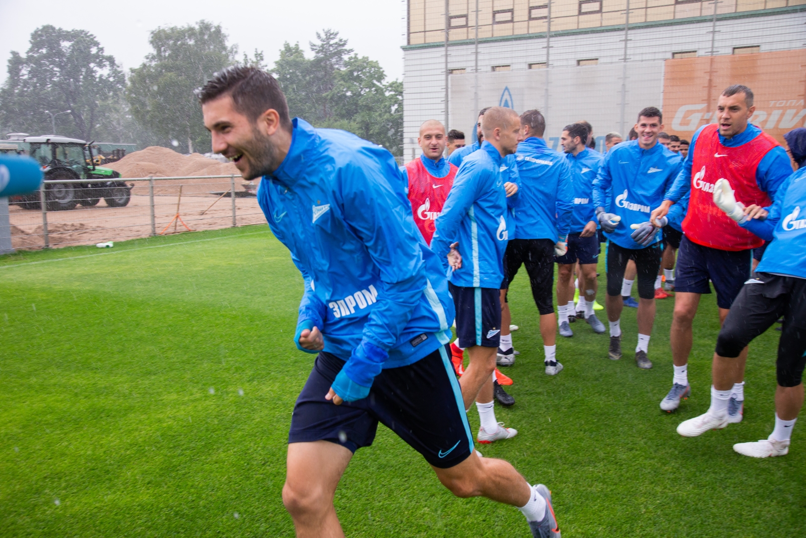 Первый день Алексея Сутормина в «Газпром»-Тренировочном центре