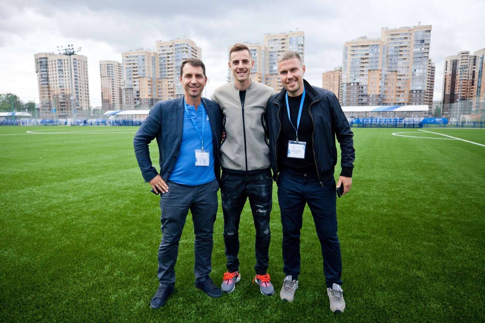 Лука Джорджевич посетил тренировку детей из летнего лагеря Академии