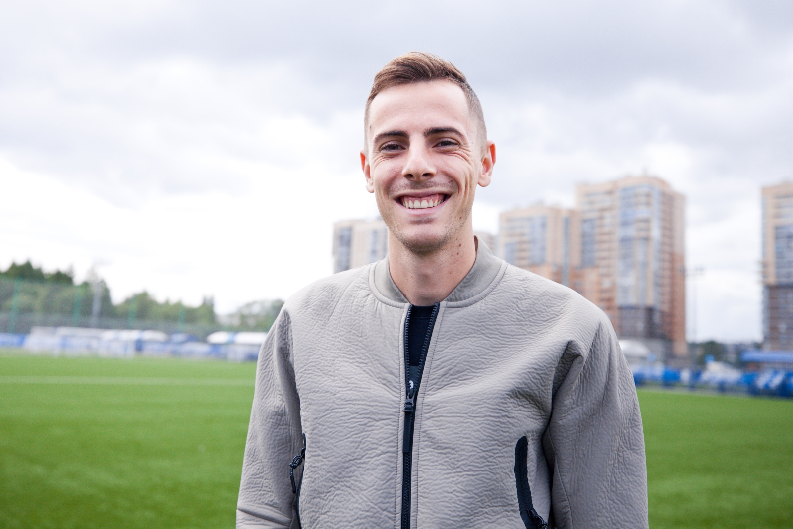 Лука Джорджевич посетил тренировку детей из летнего лагеря Академии