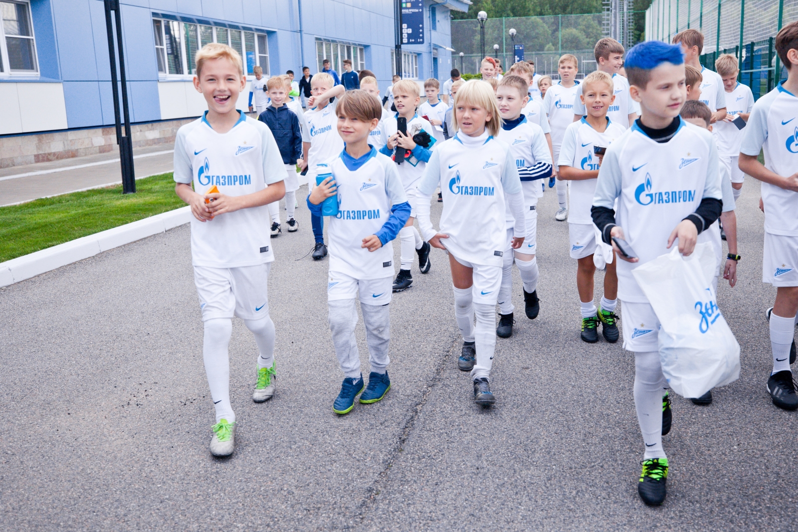 Лука Джорджевич посетил тренировку детей из летнего лагеря Академии