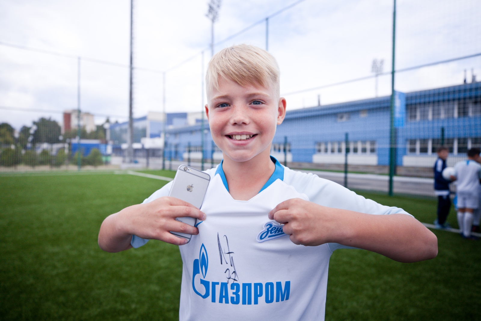 Лука Джорджевич посетил тренировку детей из летнего лагеря Академии