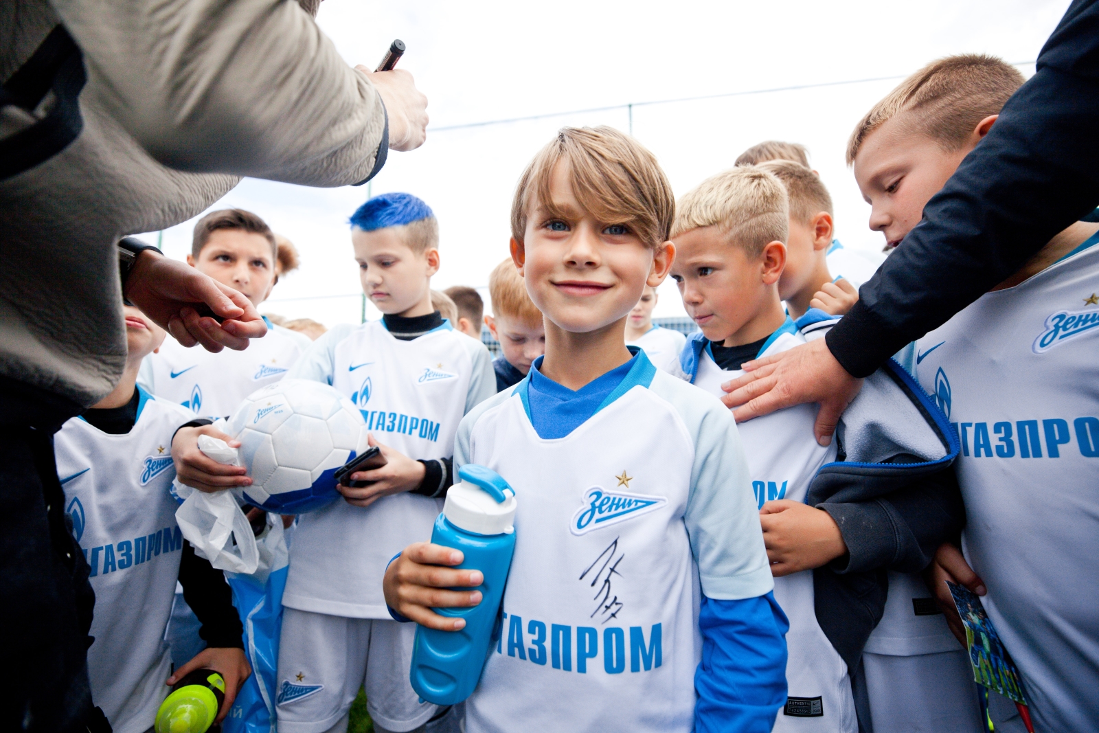 Лука Джорджевич посетил тренировку детей из летнего лагеря Академии